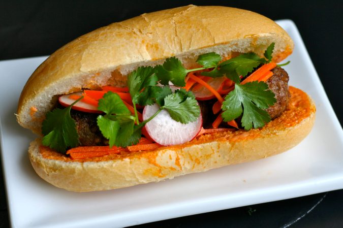 What’s a Bahn Mi? A Tasty Home for Venison Meatballs