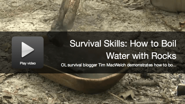 Video: How to Boil Water with Hot Rocks