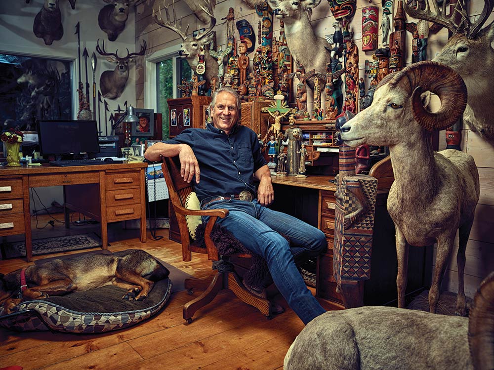 Jim Shockey's collection of artifacts and big-game trophies