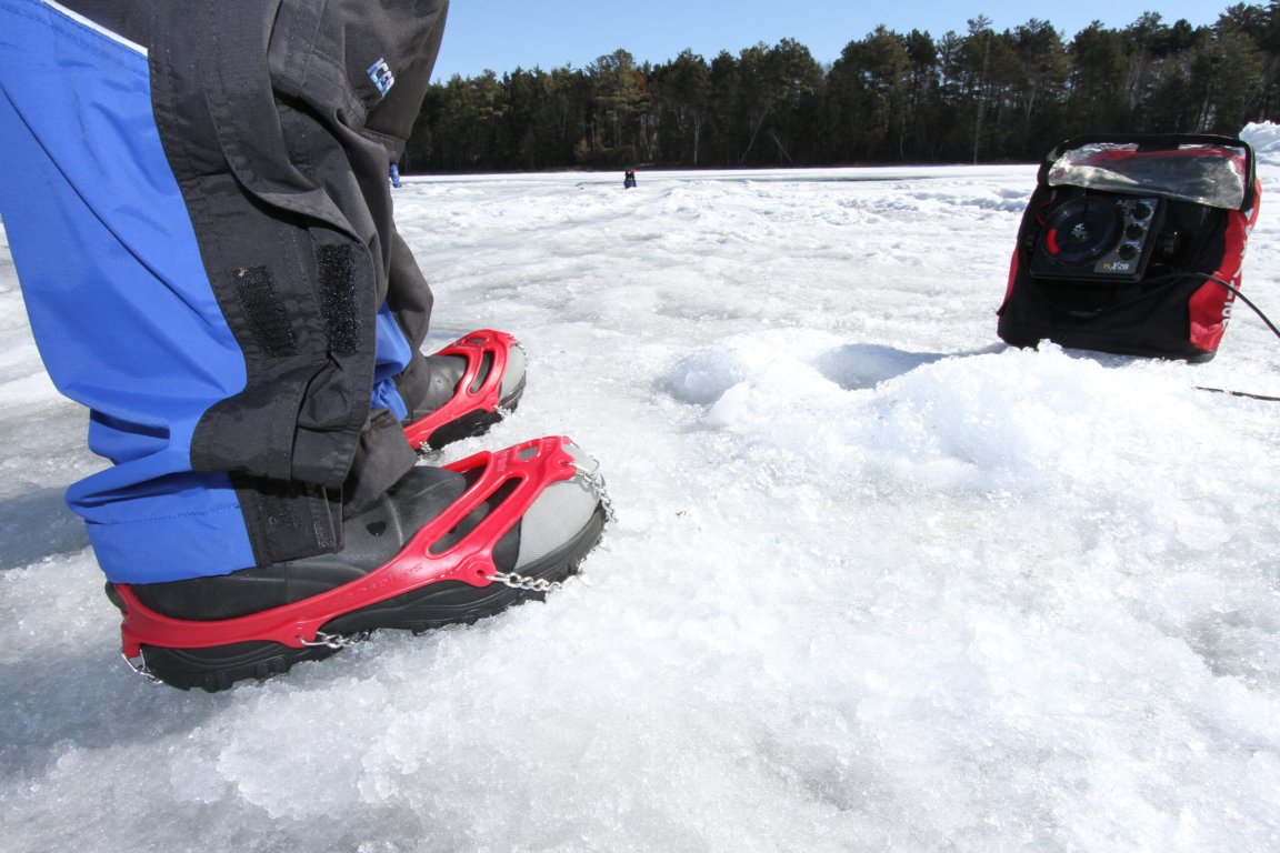safe ice fishing