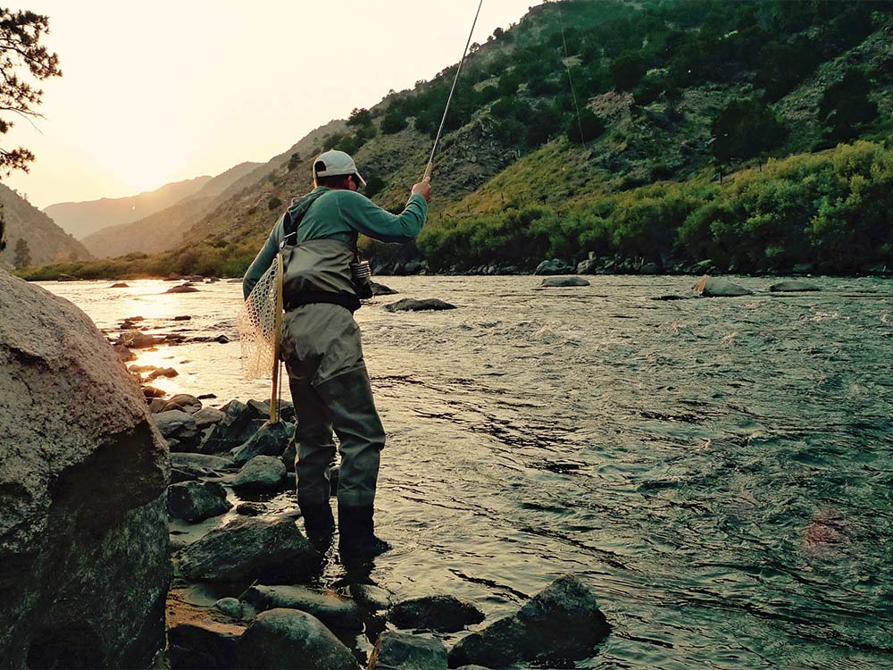 Paul Vertrees Trout Fishing in Arkansas