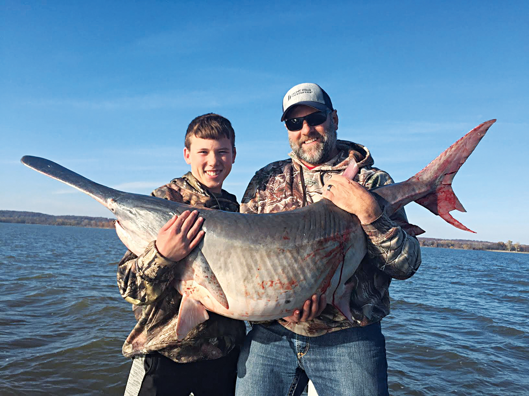 How To Catch Giant Paddlefish with Giant Hooks