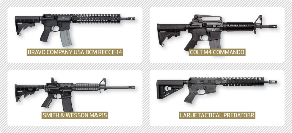 Seven Short-Barreled Carbines