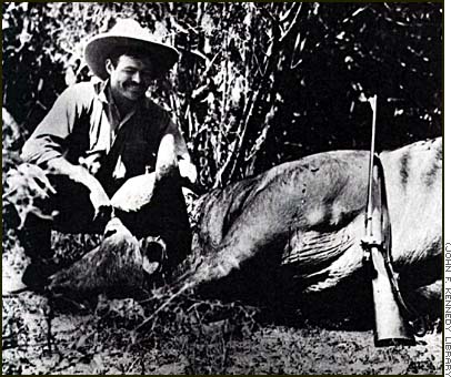 Legendary Hunter Ernest Hemingway in Africa