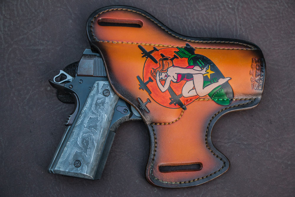 Savoy Leather custom handgun holster