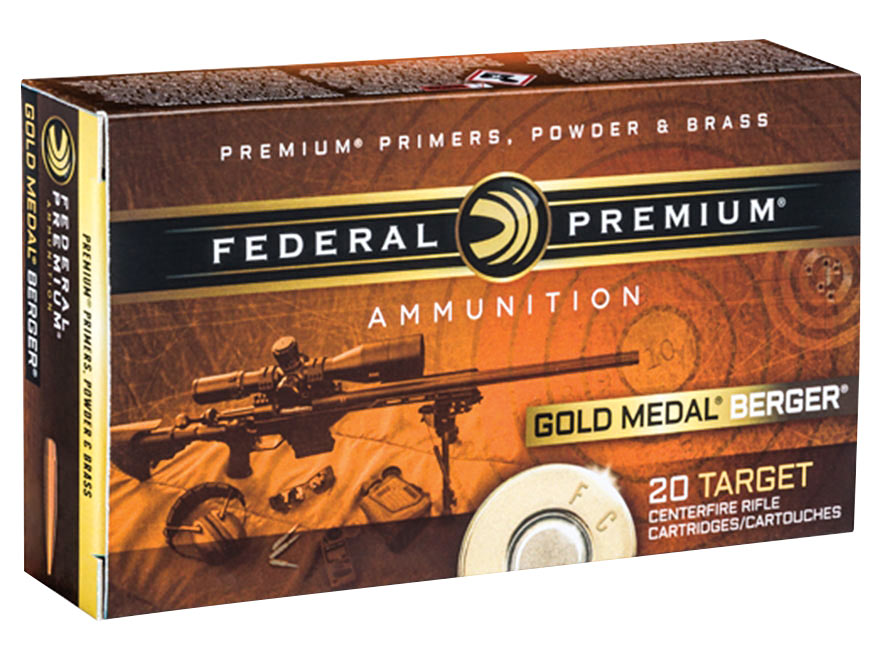 Federal Premium Gold Metal Berger ammunition