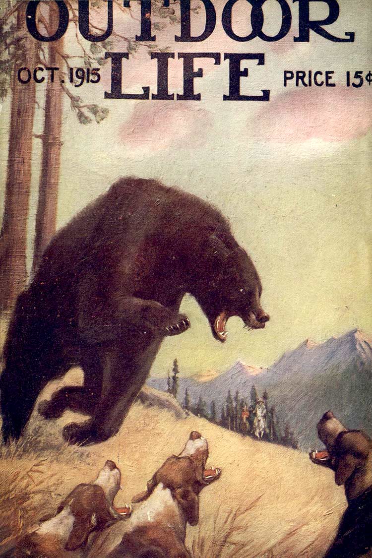 Cover of the October 1915 issue of Outdoor Life