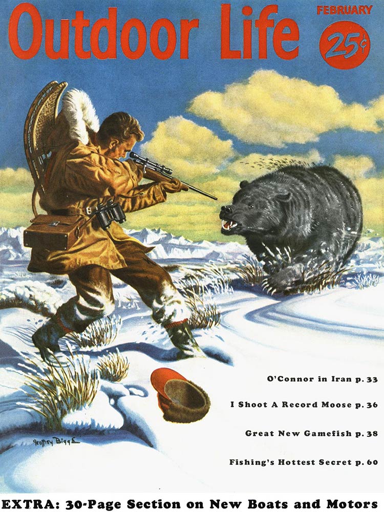 February 1956 Cover of Outdoor Life