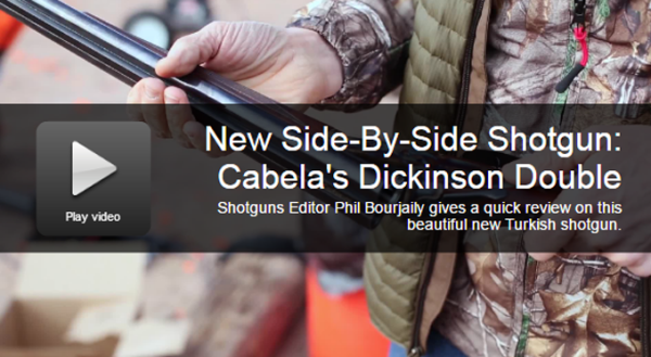 New Side-By-Side Shotgun: Cabela’s Dickinson Double