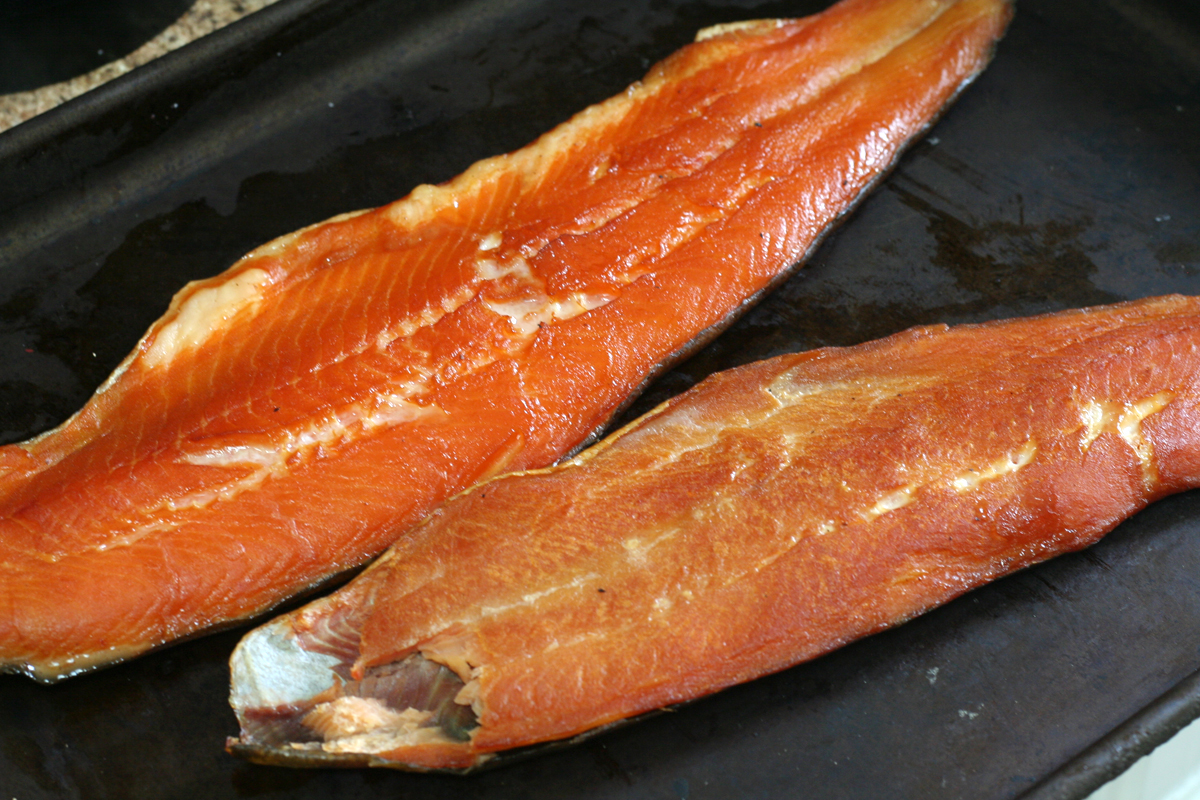 wild smoked salmon