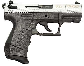 Walther P22 Brushed Chrome-Antracite Finish