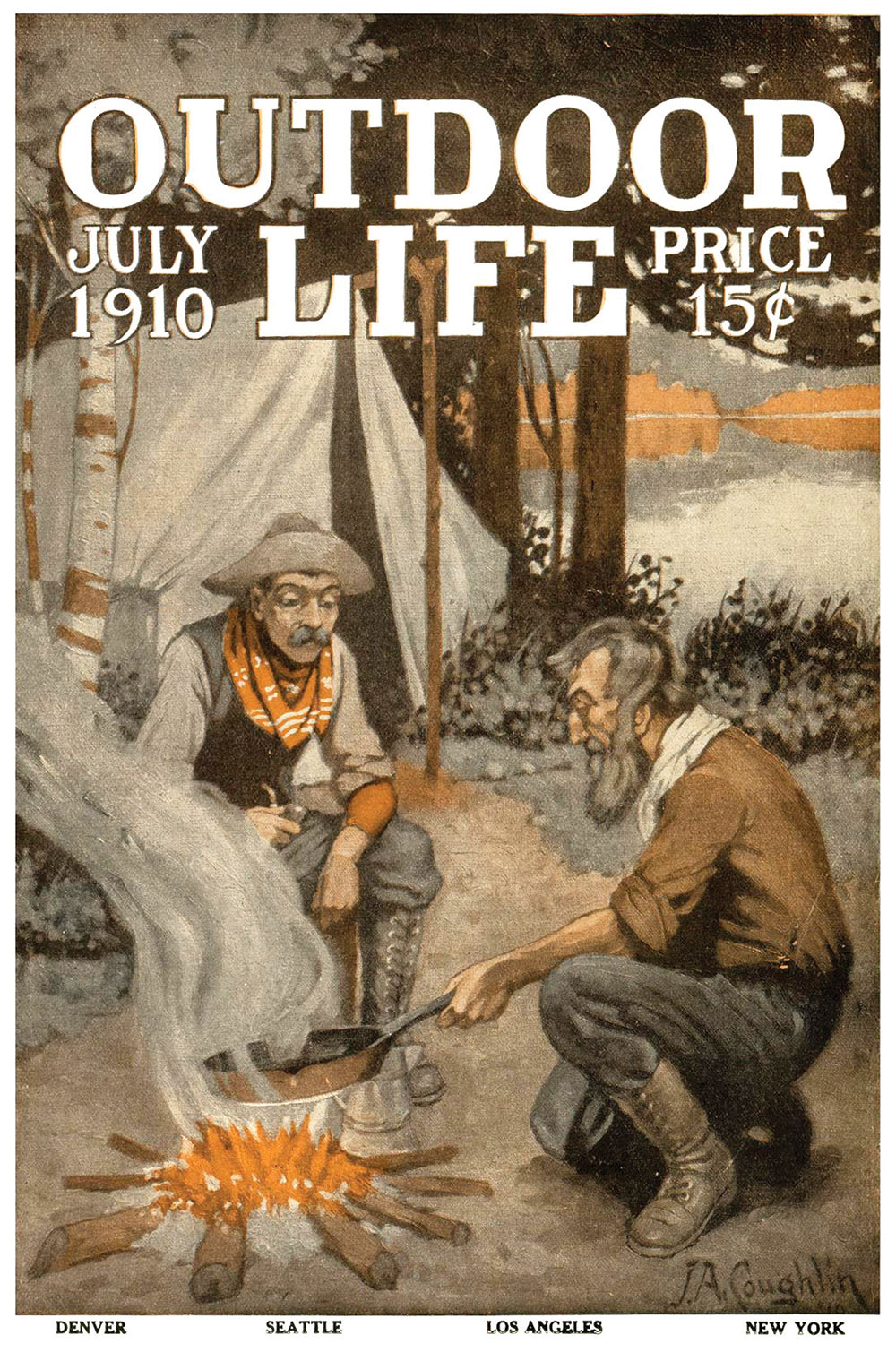 July 1910 cover of Outdoor Life