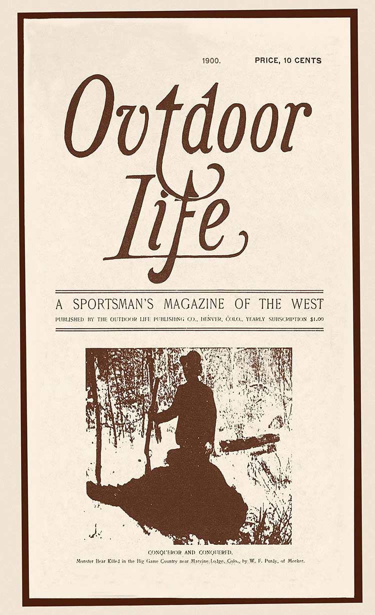 Cover of the 1900 issue of Outdoor Life