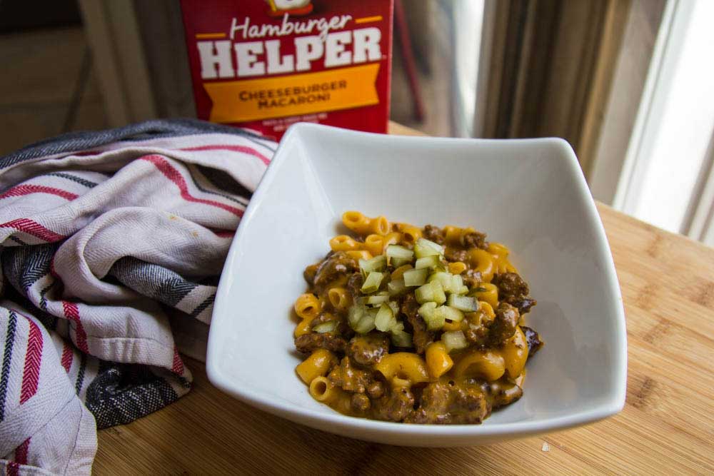 hamburger helper made with wild game meat
