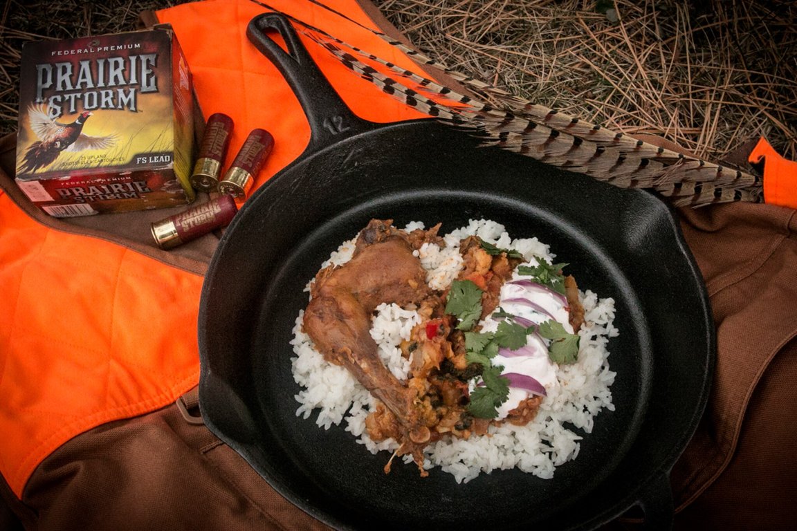 Curry pheasant recipe