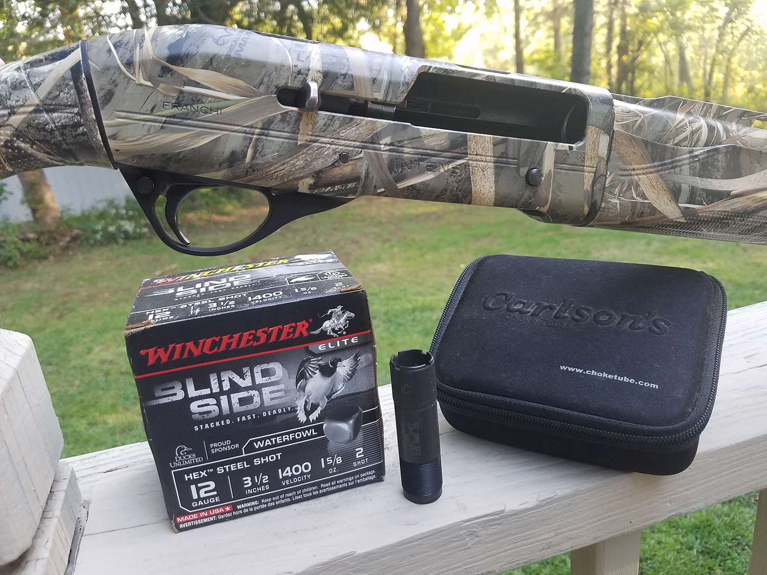 goose hunting ammo and shotgun