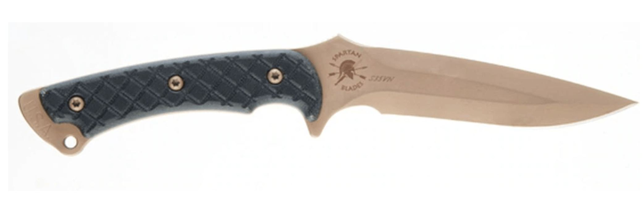 The grooved Micarta handle gives the Ares a narrow profile while enabling a vise-like grip.