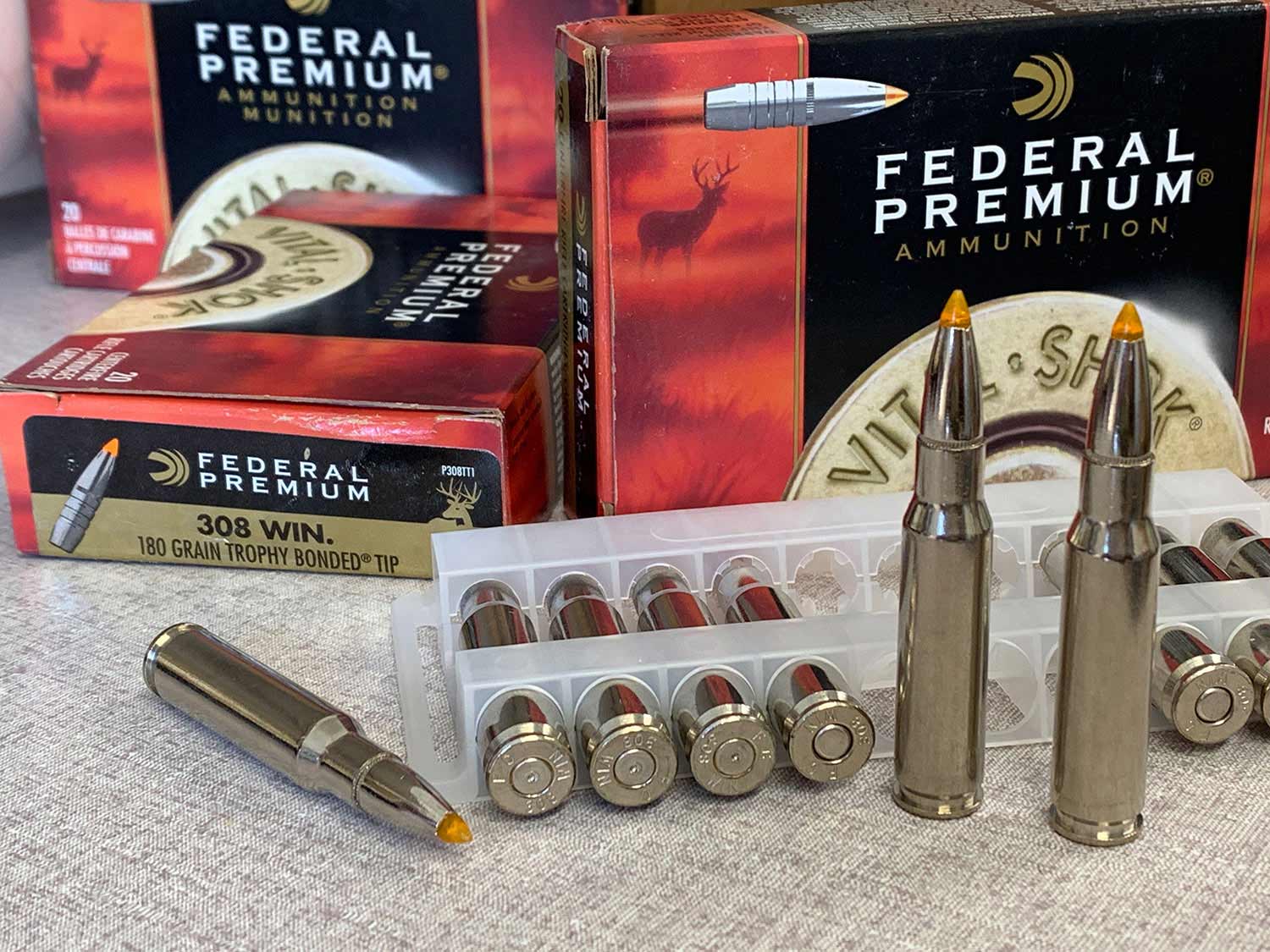 Federal Trophy Bonded Tip in .308 Winchester.
