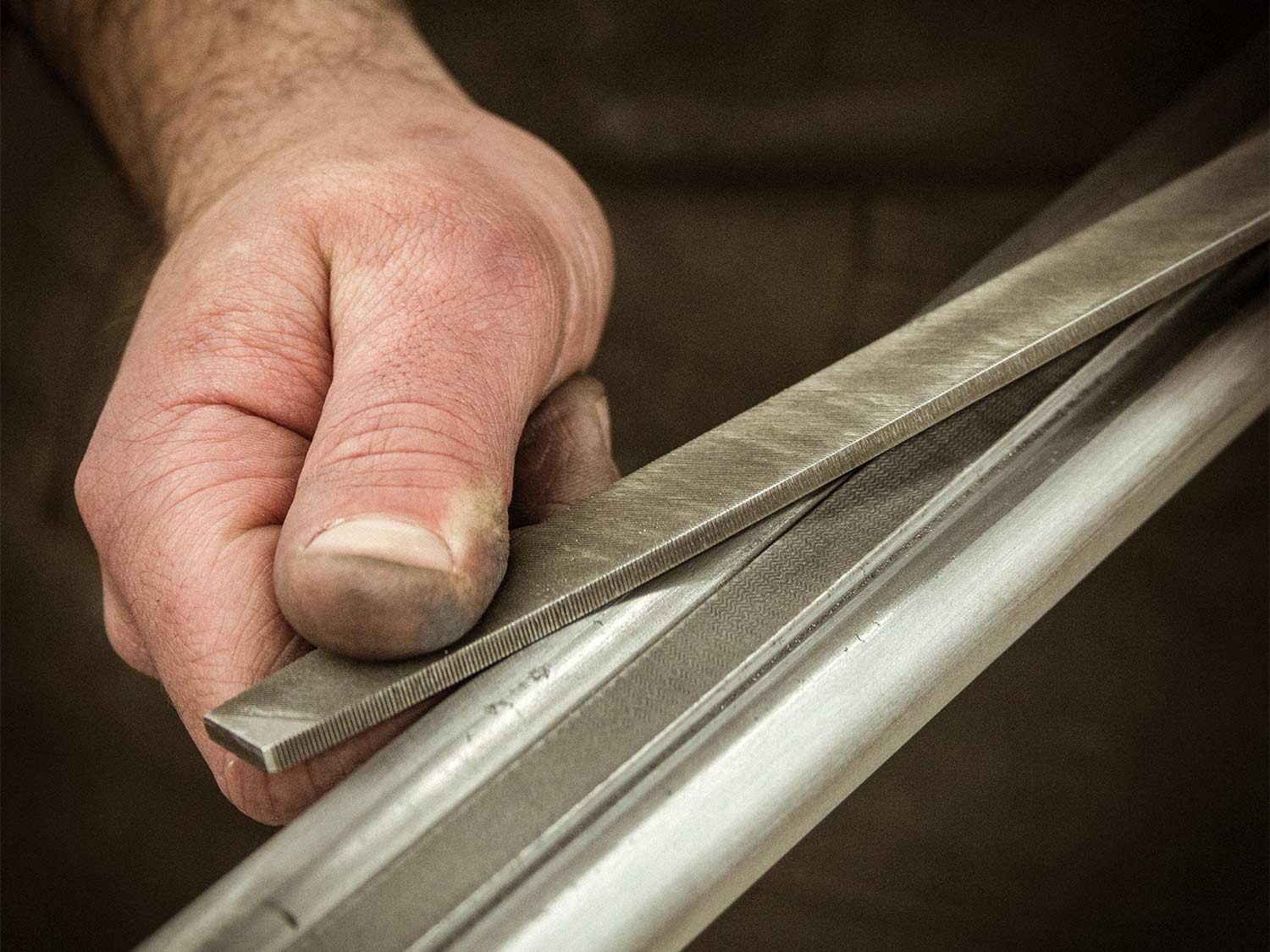 filing out scratches