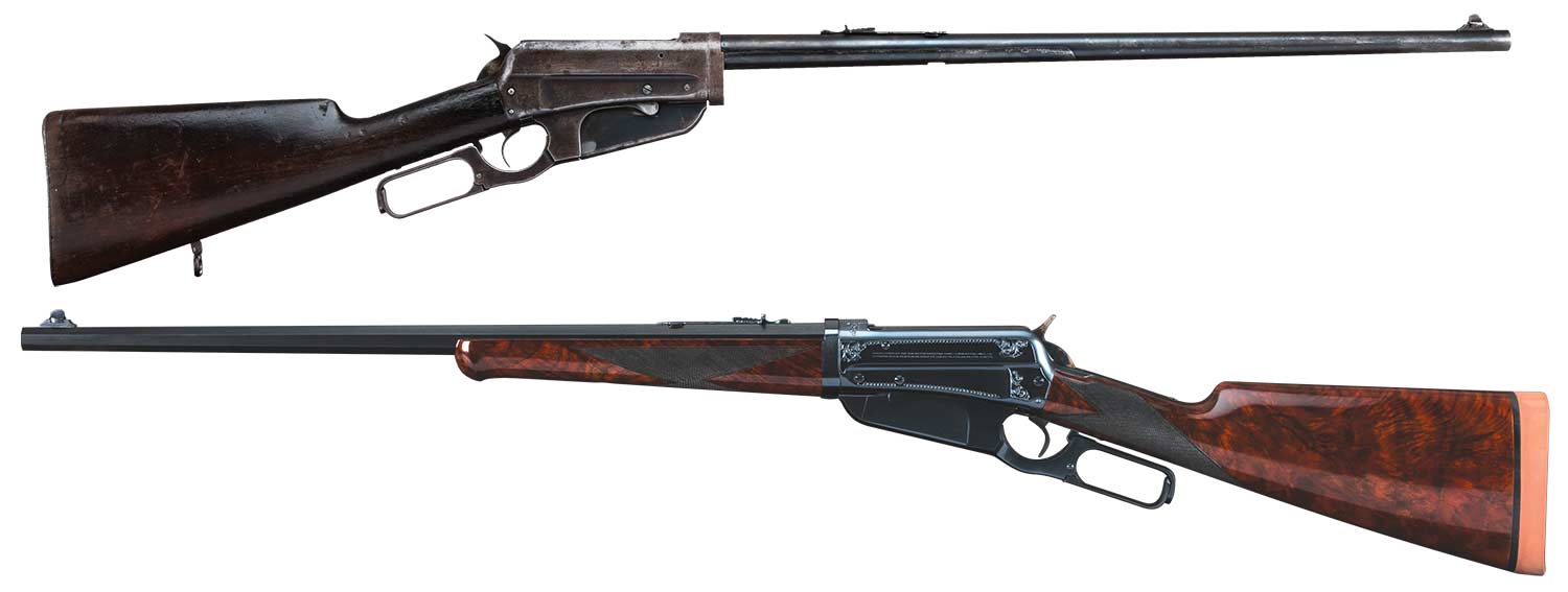 restored winchester rifle