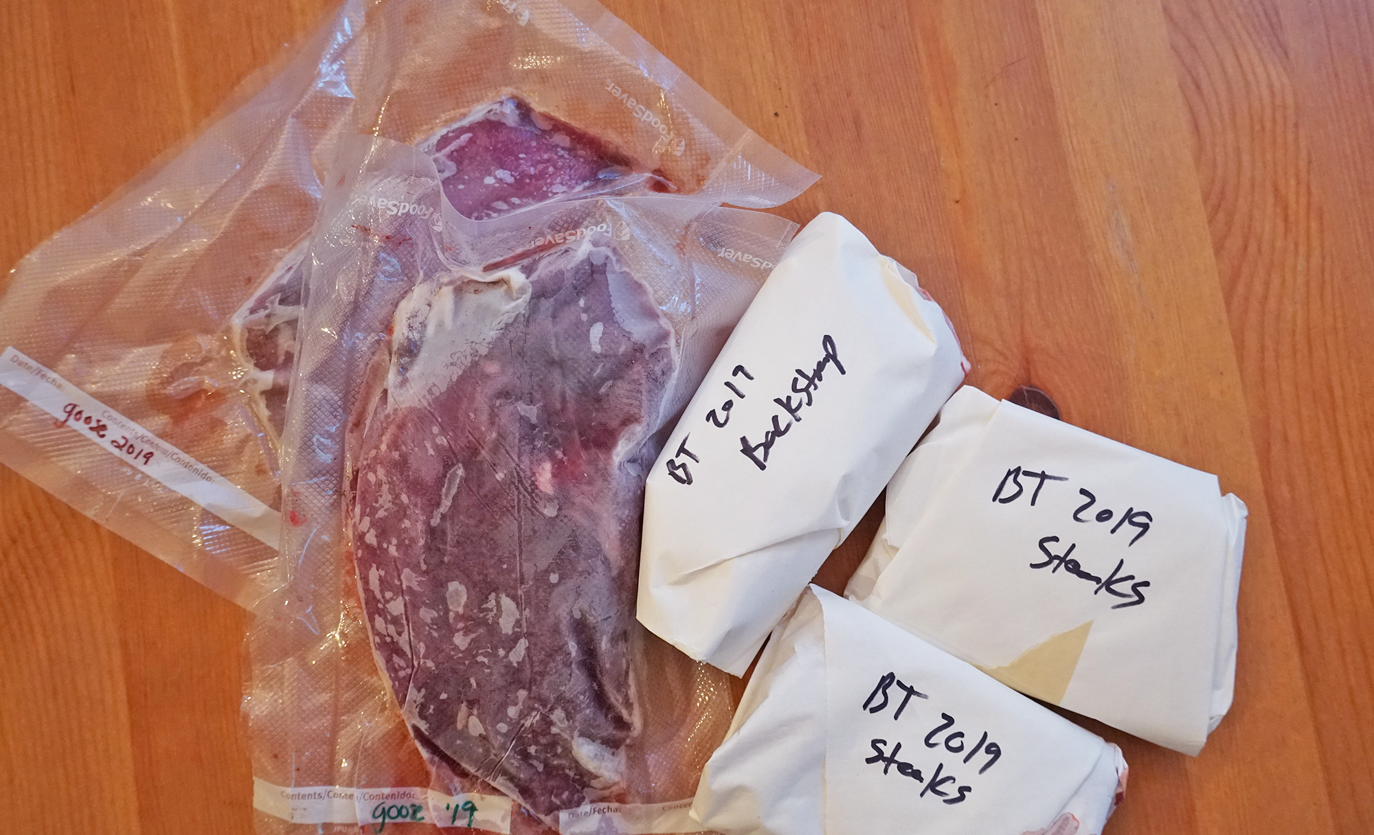 Ground Meat Bags Wild Game Freezer Refrigeration Freezing Hunting 1 lb -  100 PK