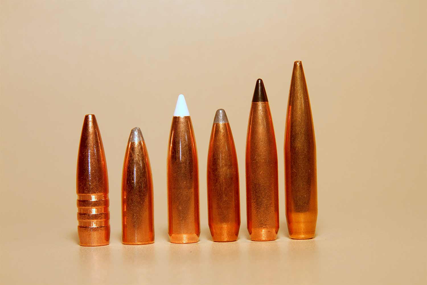 a lineup of 284 bullets