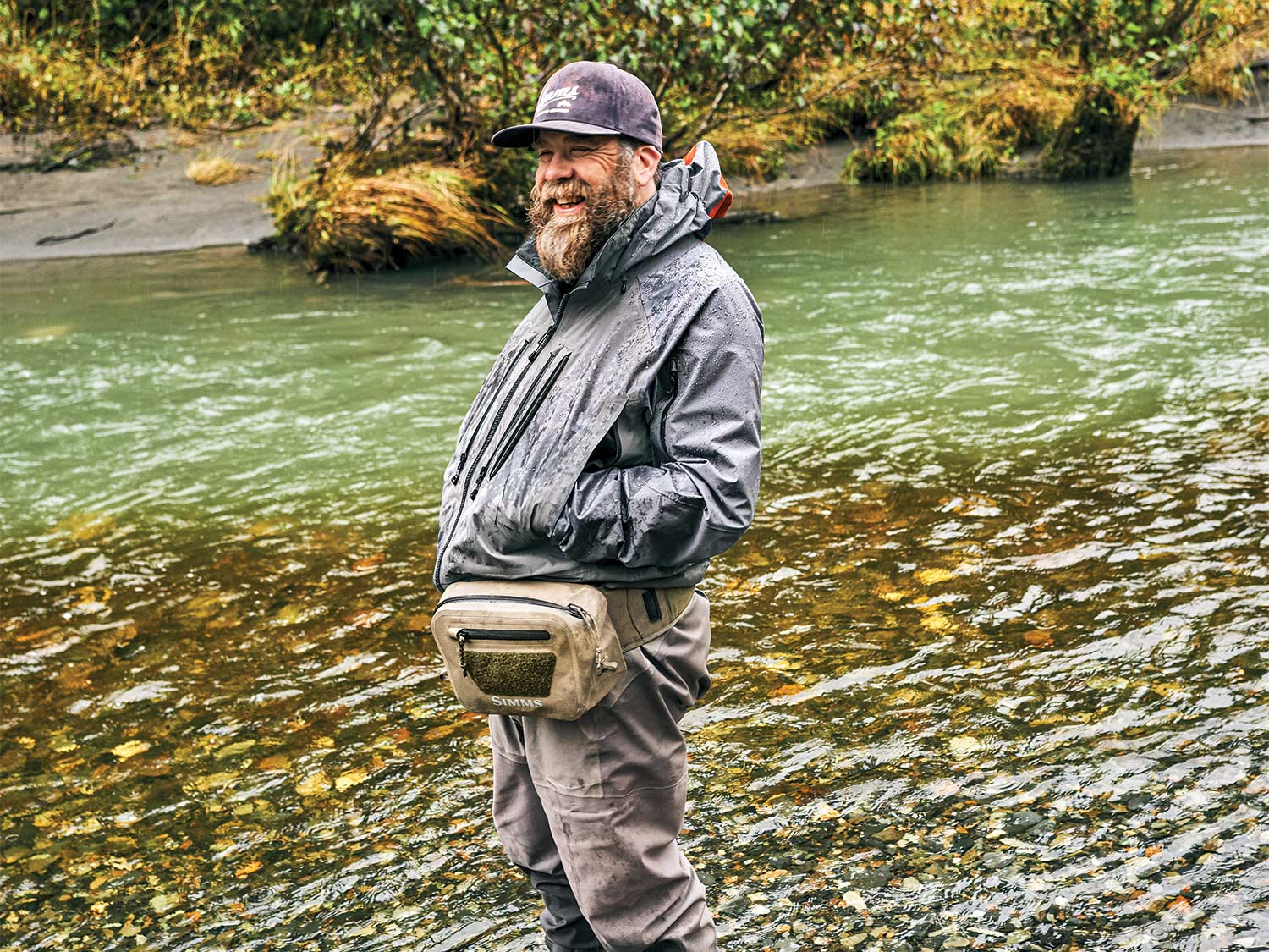 Mark Hieronymus standing in the Tongass National Forest.