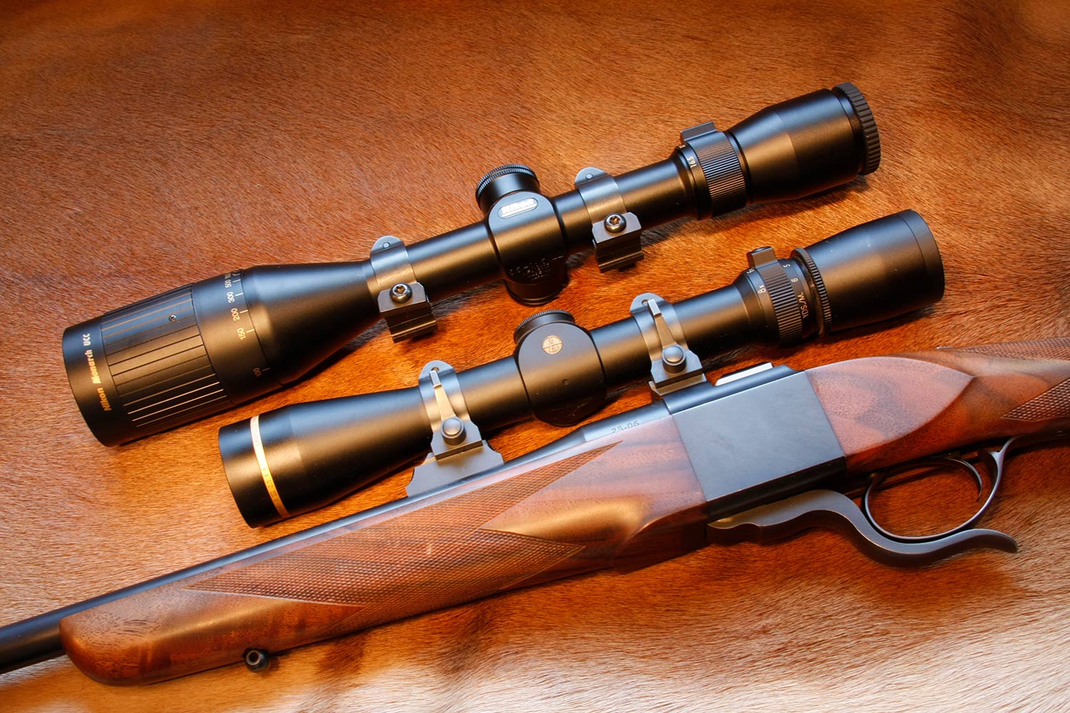 A Leupold riflescope on a Dakota rifle.