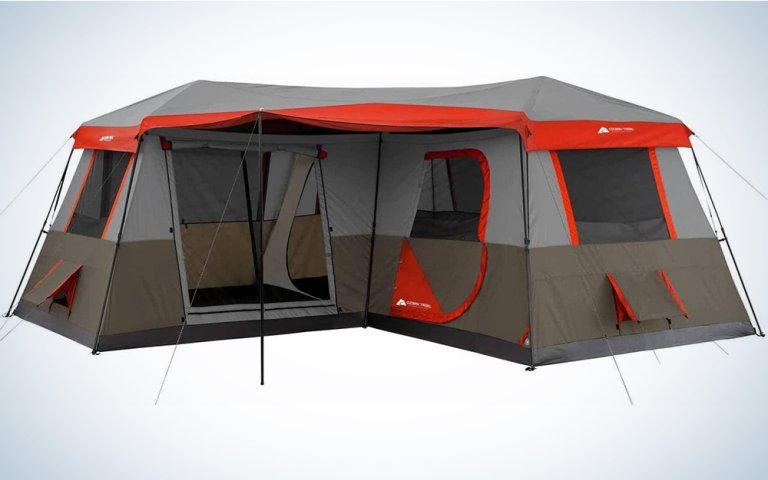 Ozark Trail 16x16-Feet 12-Person 3 Room Instant Cabin Tent