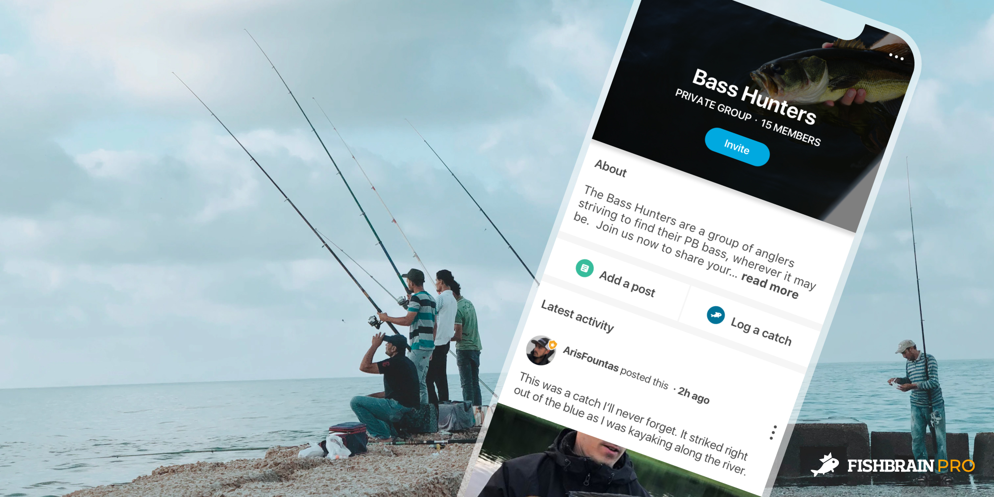 bass hunters fishbrain pro