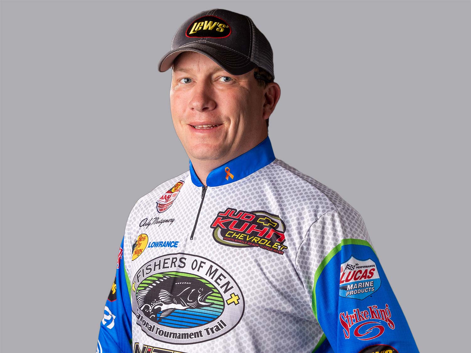 Portrat of bass angler Andy Montgomery