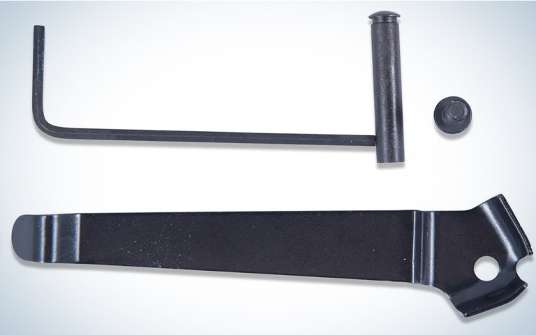 For pocketknife-style carry, you can’t go wrong with this accessory.