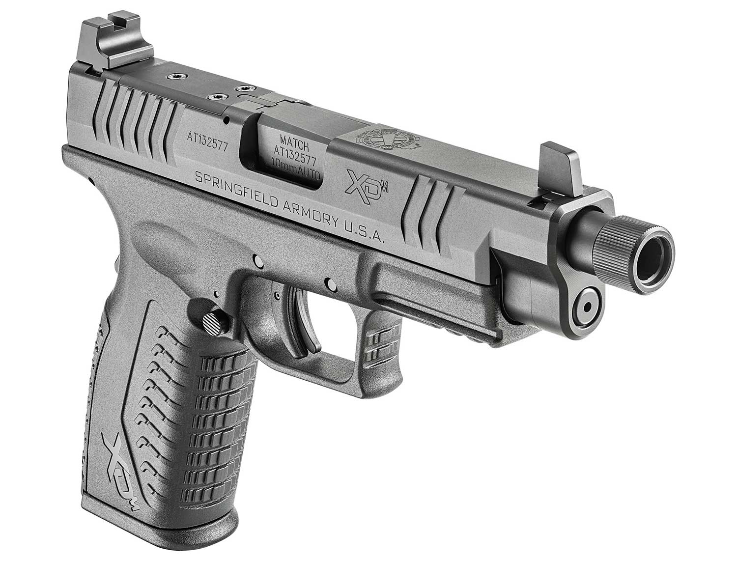 A Springfield Armory XDM10 handgun.