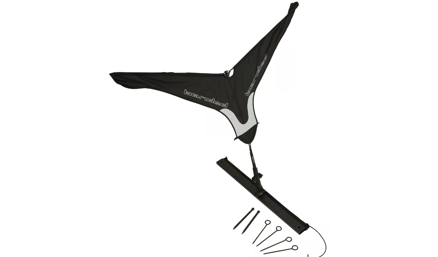 This jerk rig goose flag from Banded will get the motion away from goose hunters.