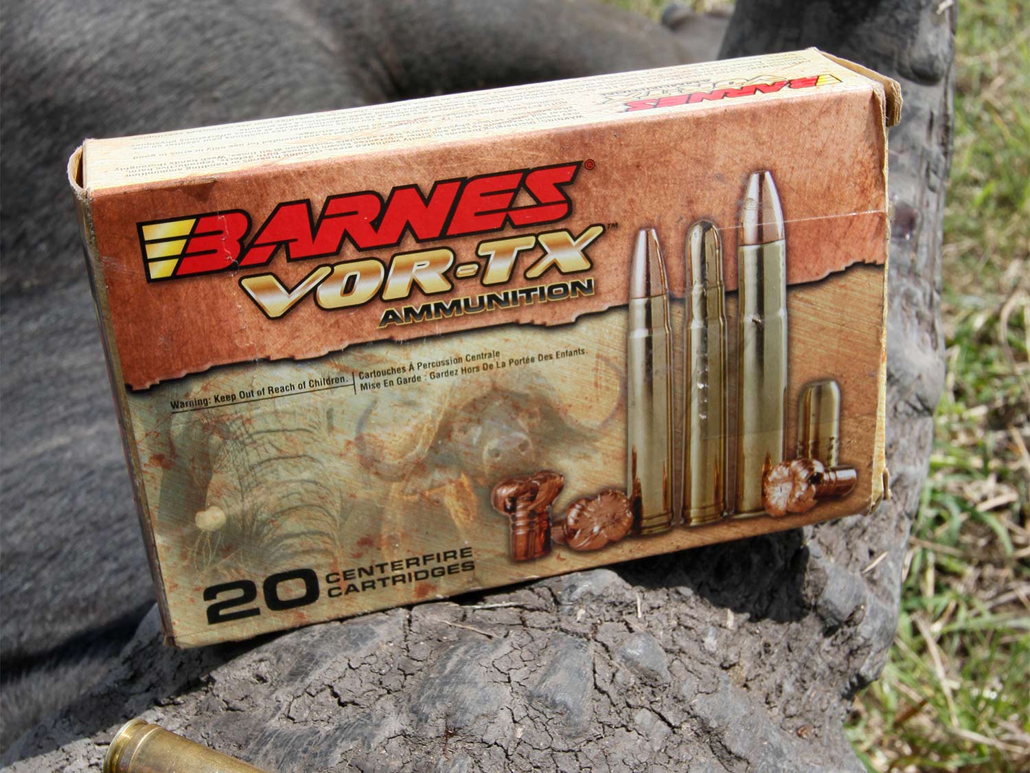 A box of Barnes VOR-TX ammo.