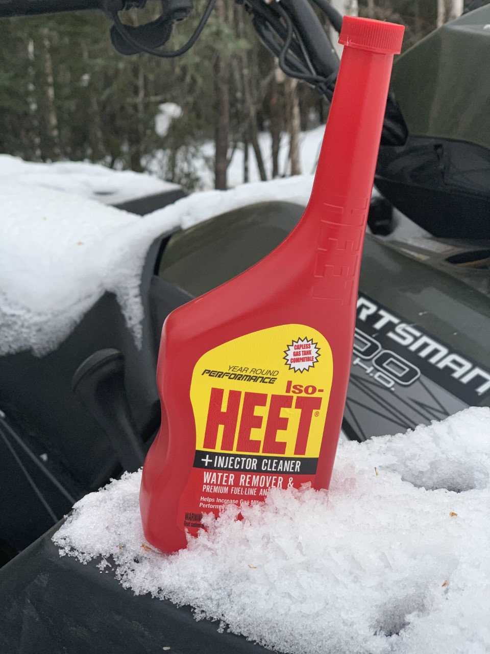 Iso-HEET will keep moisture out of your fuel tank, preventing breakdowns.