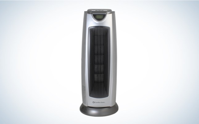 Comfort Zone CZ499R 1500 Watt Ceramic Oscillating Digital Tower Heater
