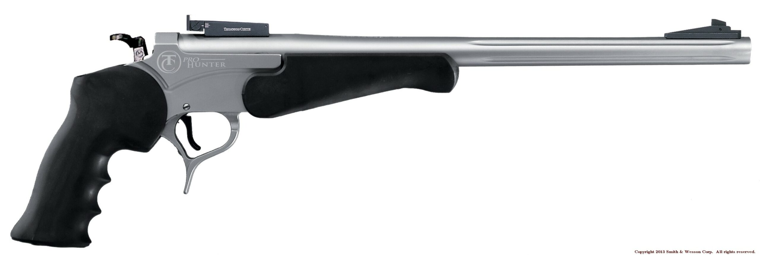 Chambered in .223 and .308, this handgun is capable of hunting a wide variety of game.