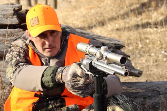 If you want to challenge yourself, try hunting big game with a handgun.
