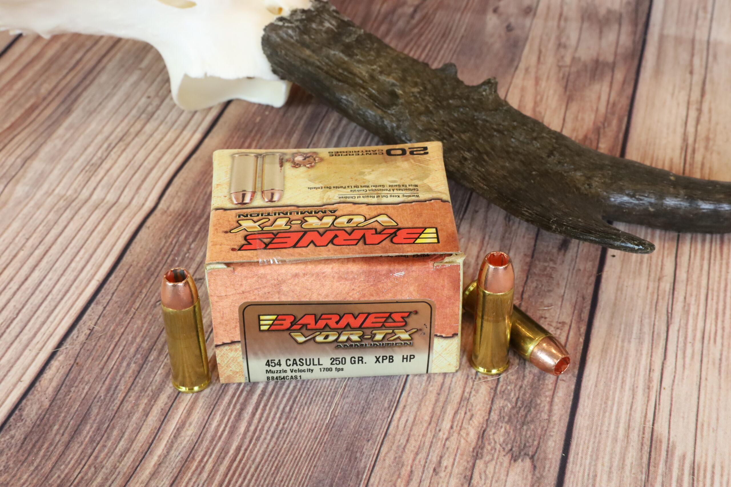 The author tested Barnes’s .454 Casull load (250-grain XPB bullet at 1,700 feet from the muzzle) and found it to be exceptionally accurate.