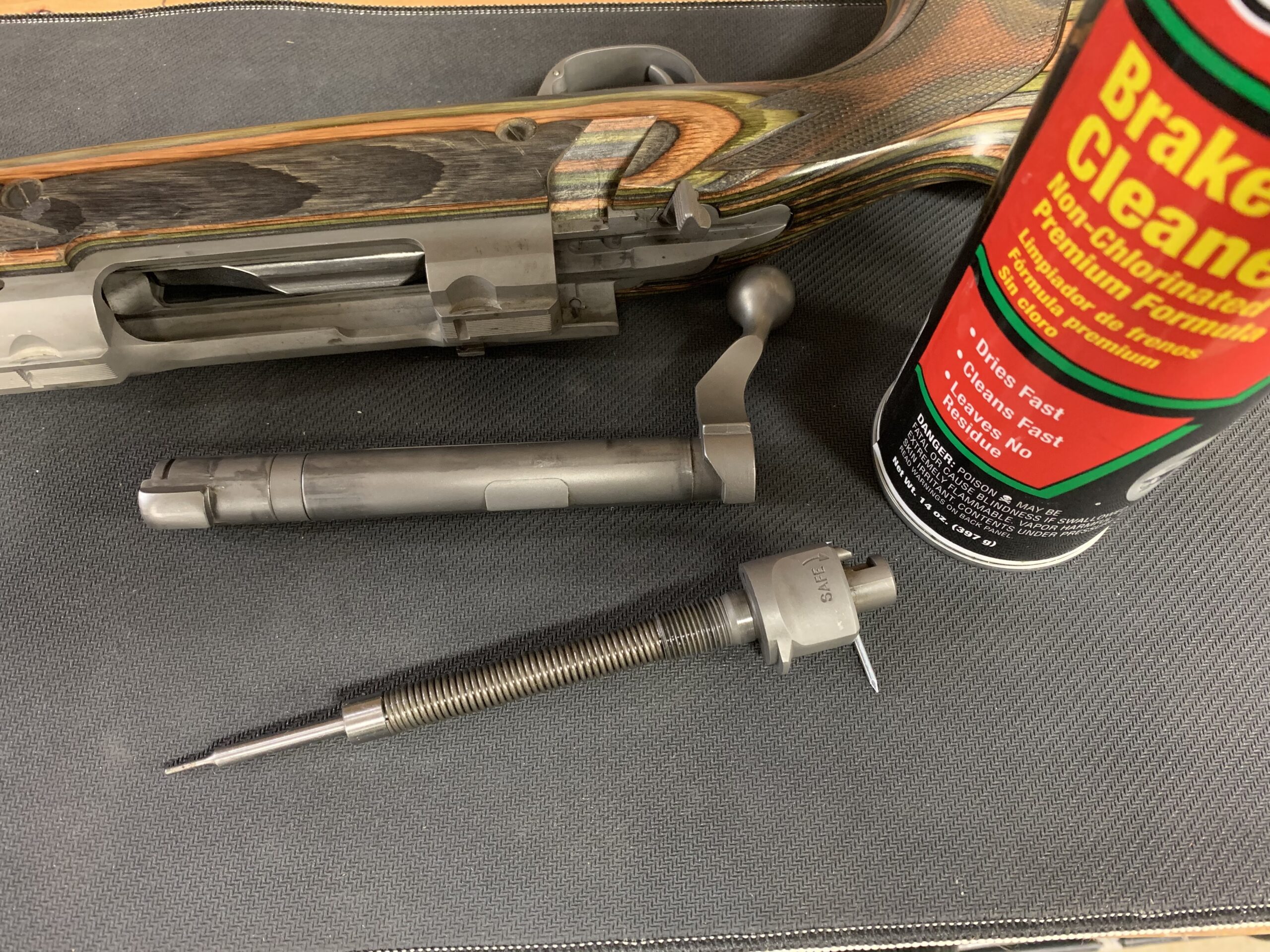Wipe down your bolt and spray it with brake cleaner to ensure it runs properly in the cold.