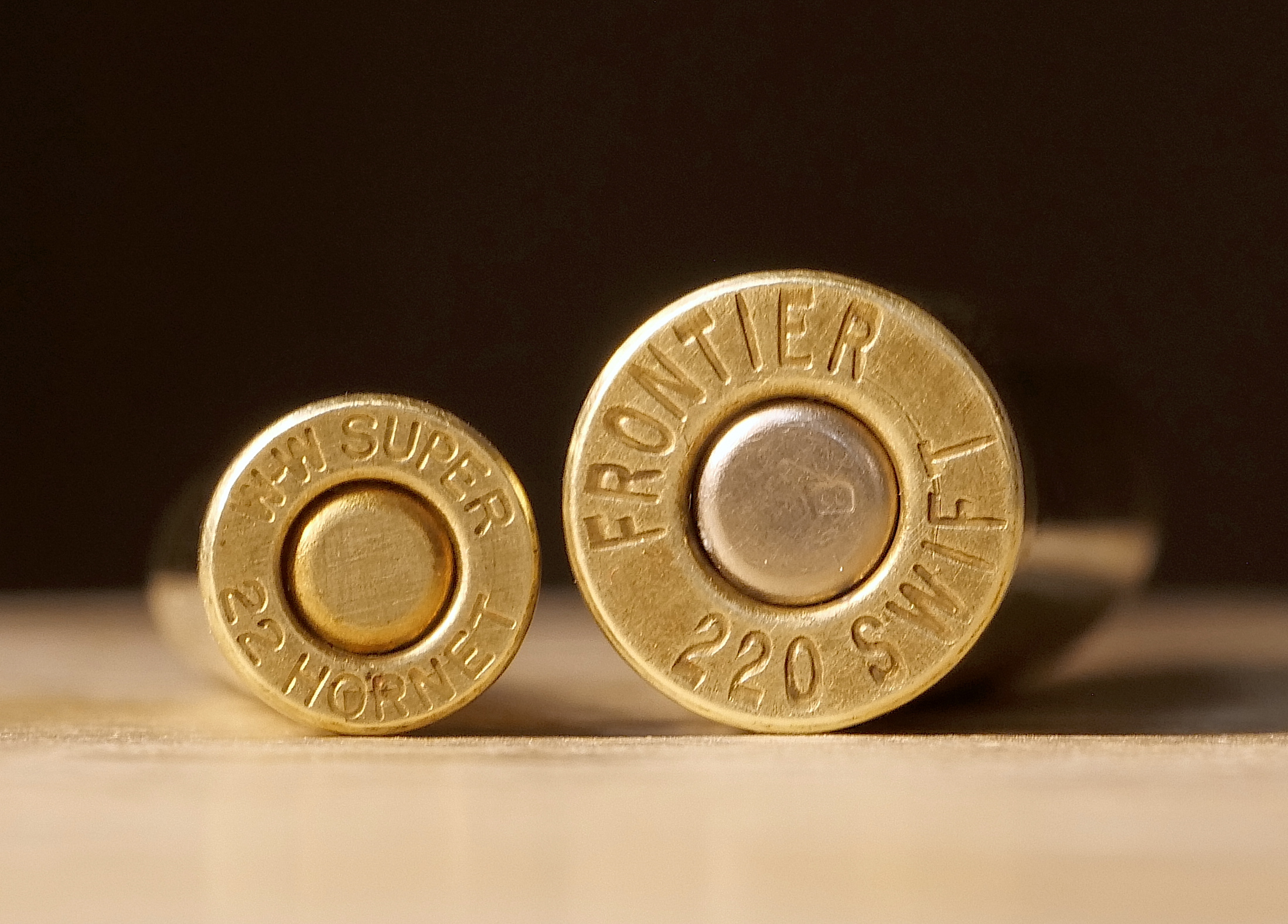 The .22 Hornet wasn't even close to the .220 Swift when it came to muzzle velocity.