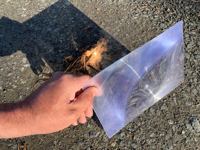 The Fresnel lens was developed by a French physicist named Augustin-Jean Fresnel in the early 1800s.