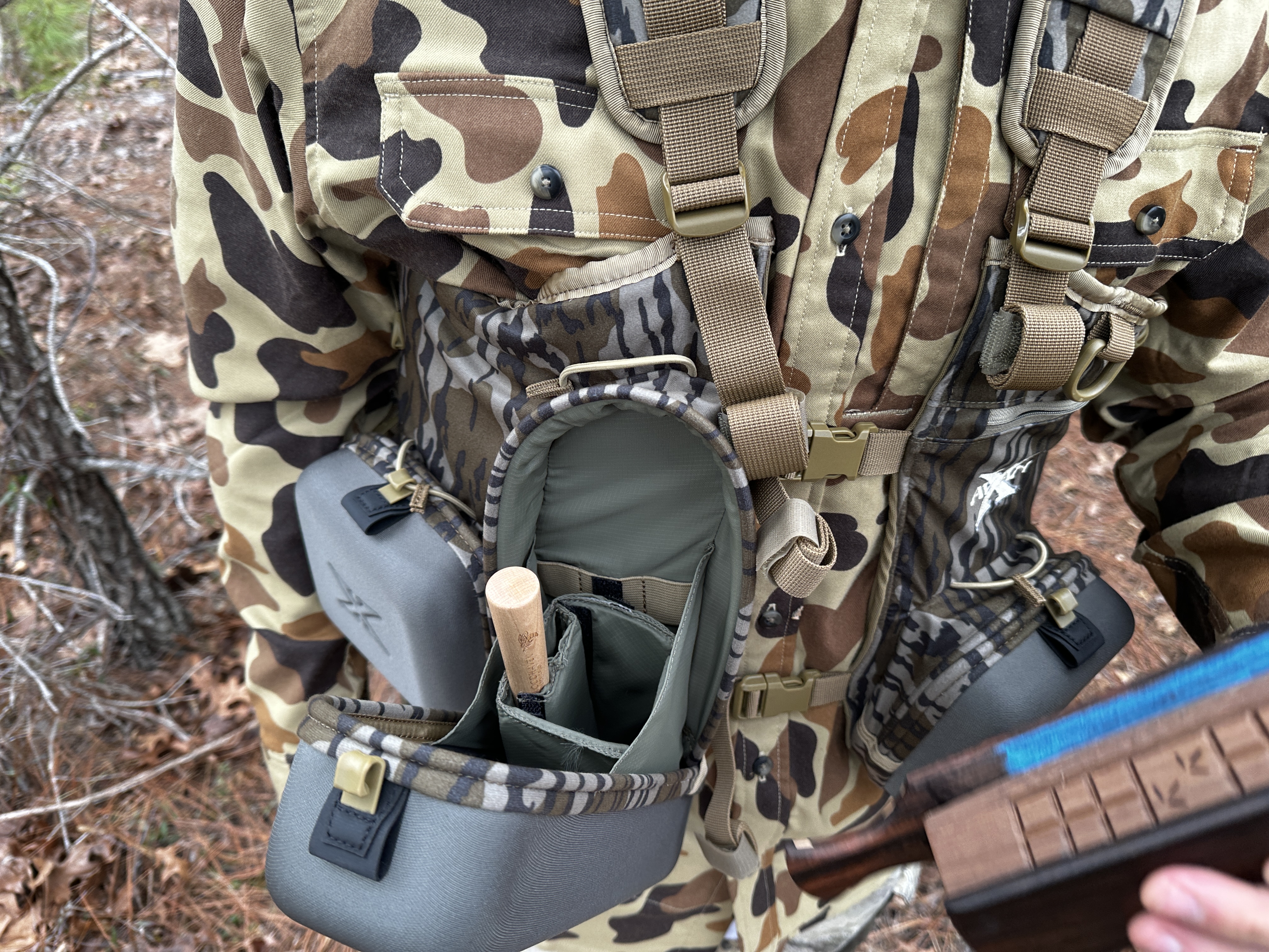 Box call and striker pocket