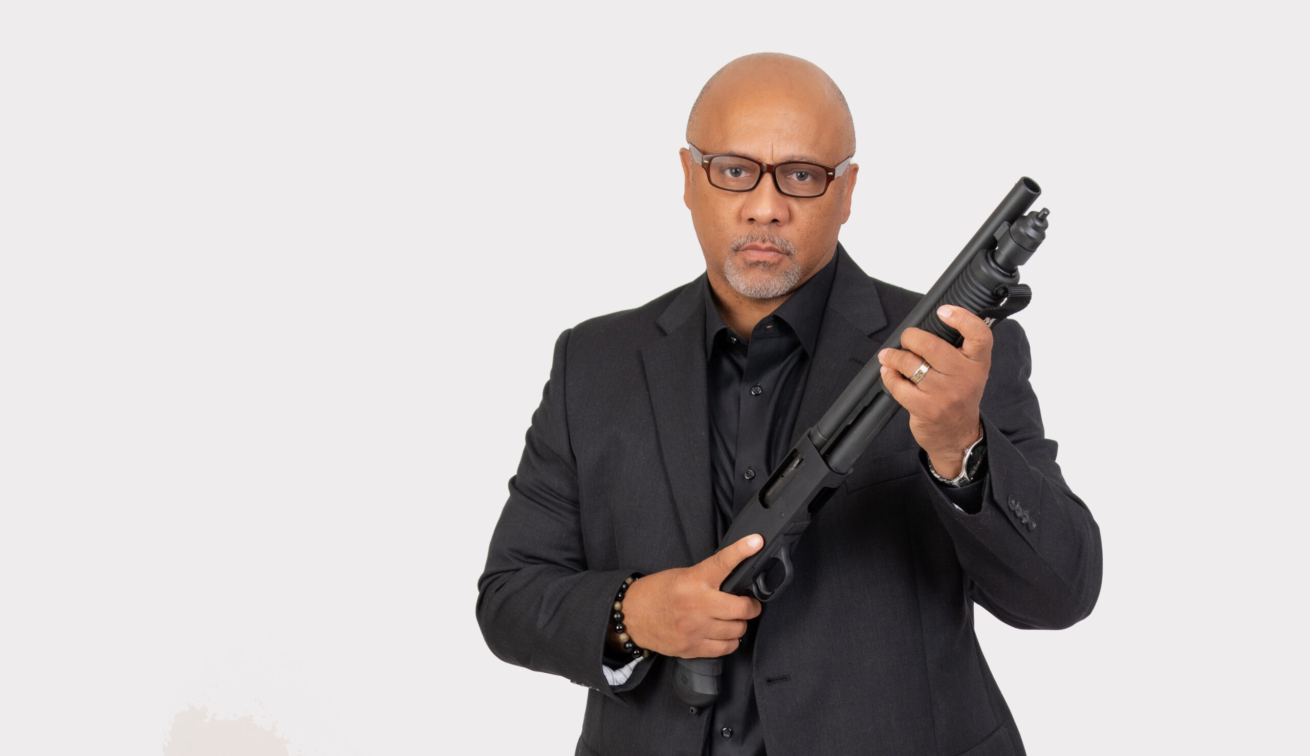 A portrait of Philip Smith, founder of the National African American Gun Owners Association.