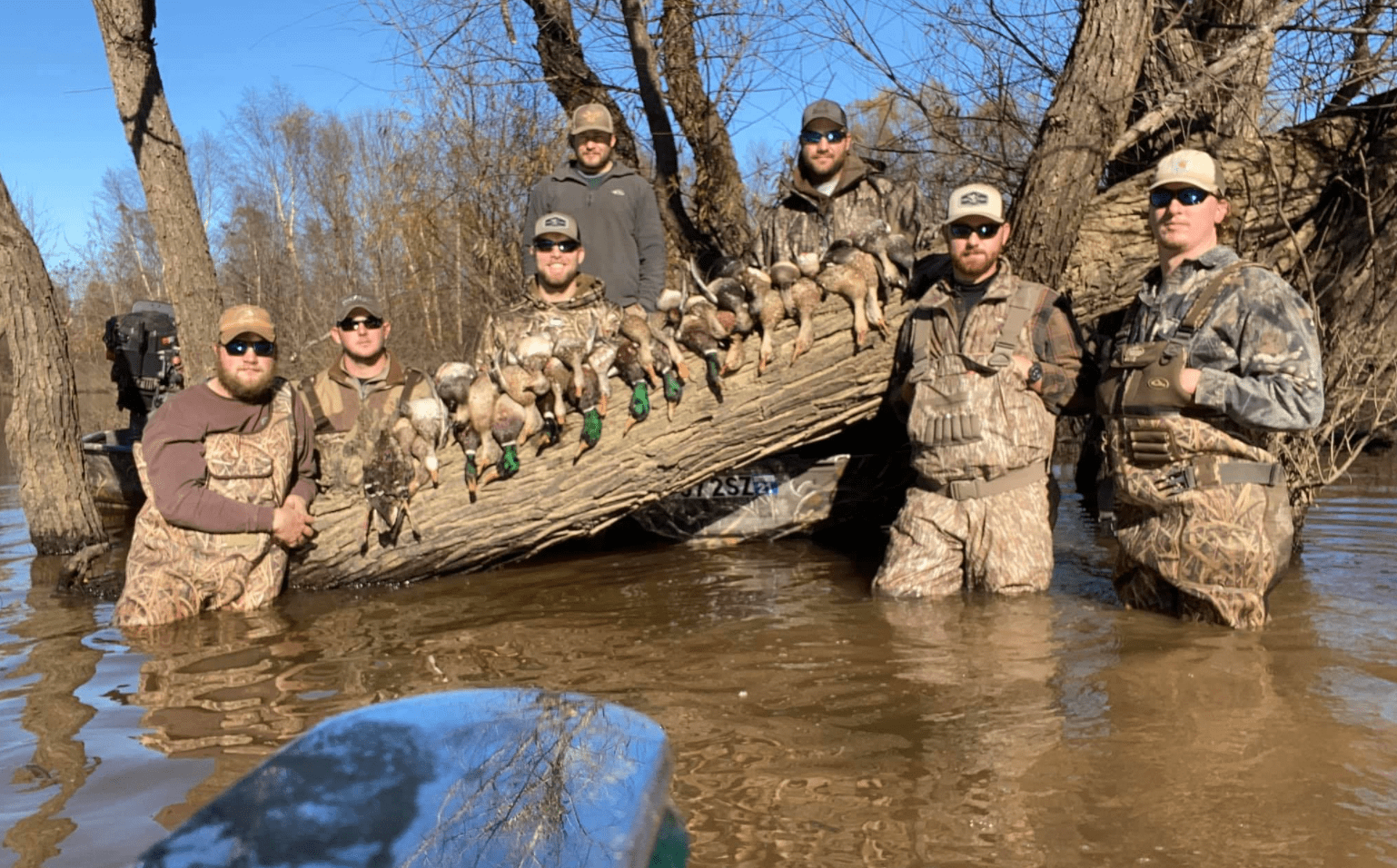 Zack grooms and hunters on Reelfoot