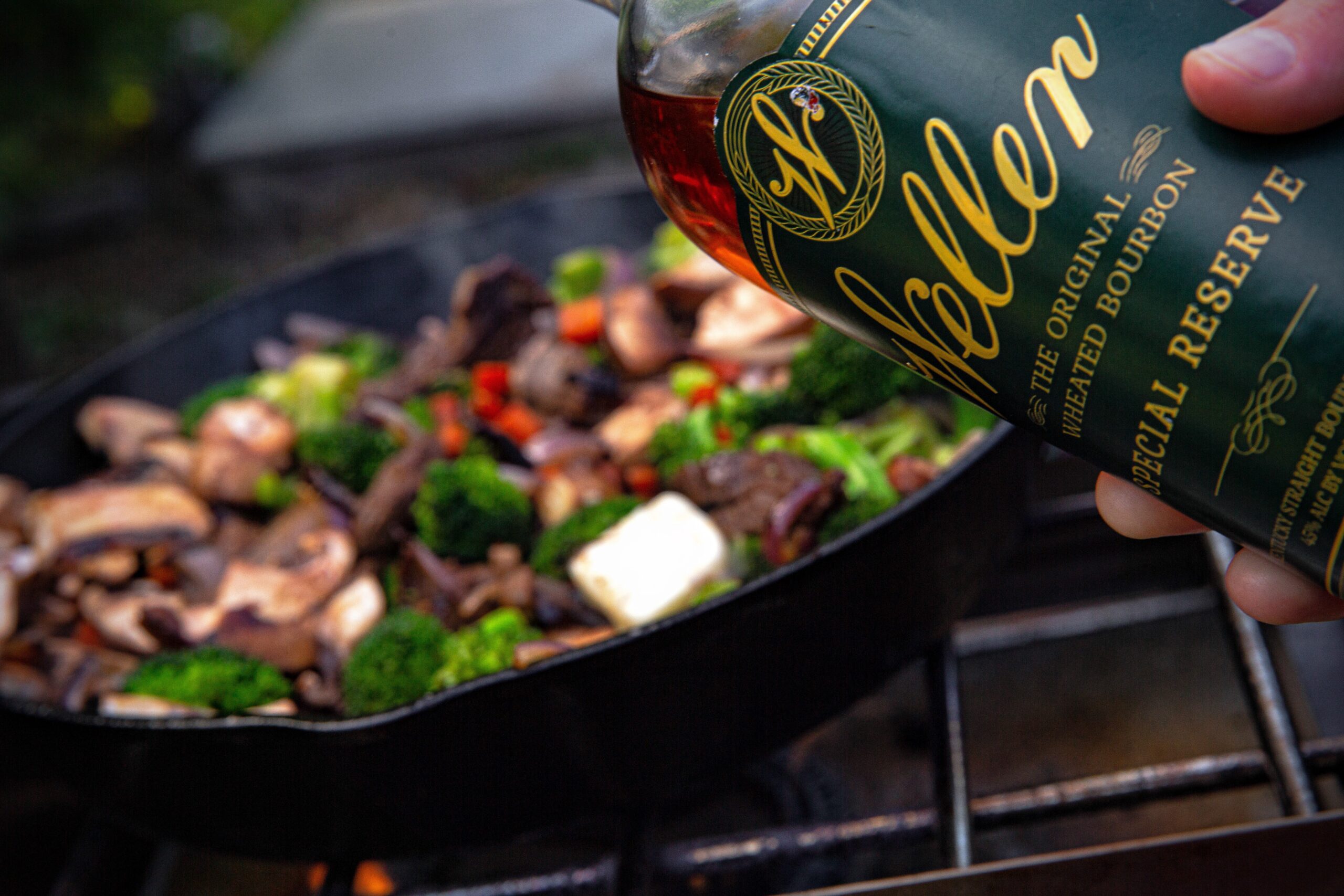 Use alcohol sparingly in your wild game dishes.