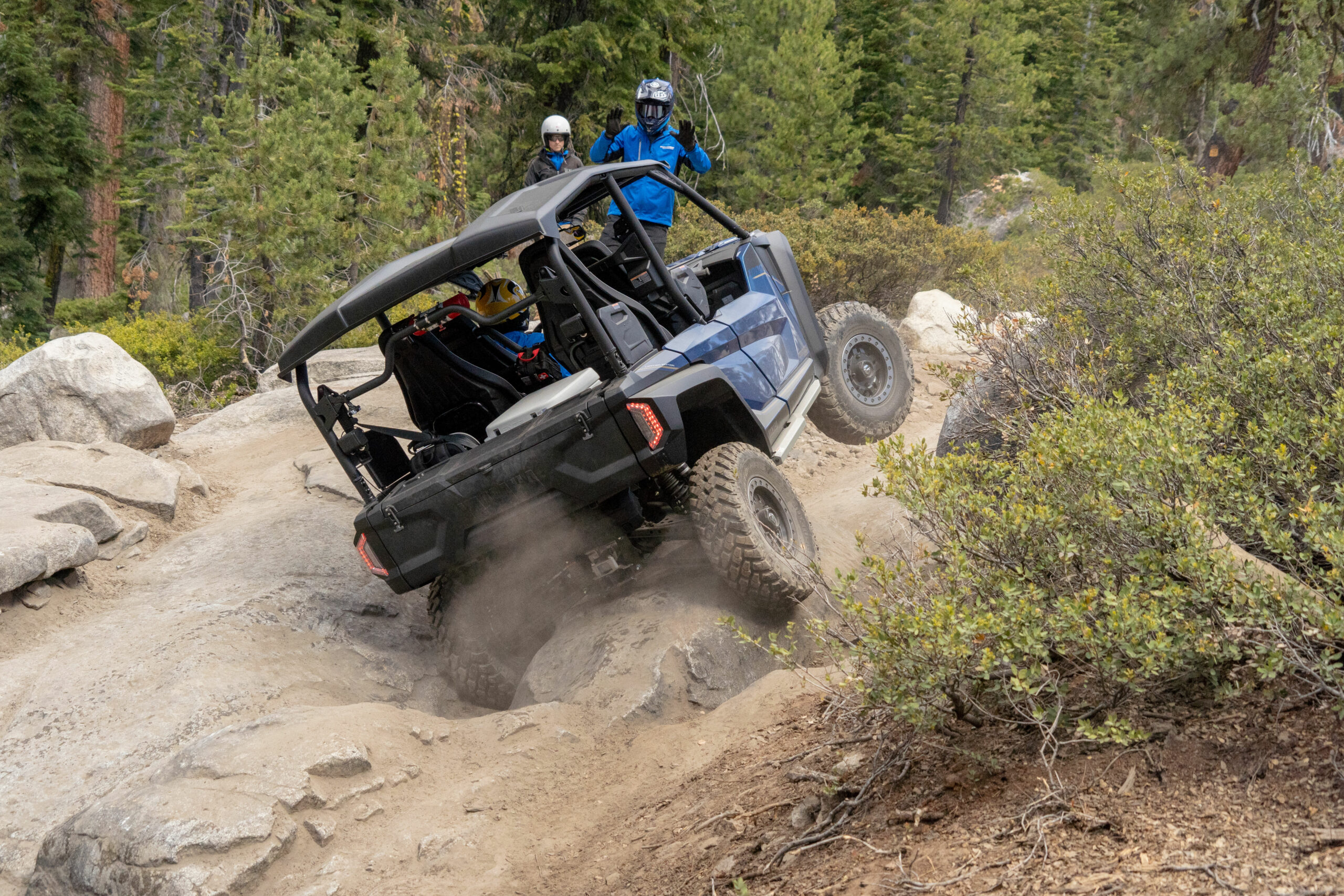 Built for any terrain the RMax is as tough as a truck.