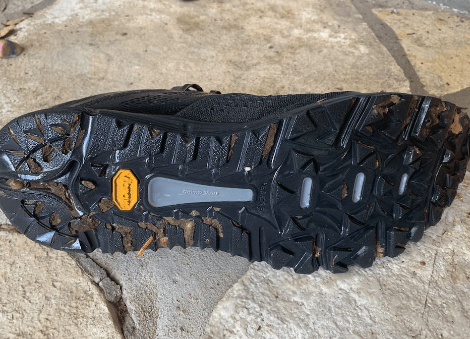 The sole of Danner's 2650 trail runner.