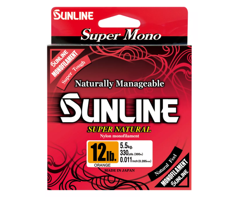Sunline Super Natural is the best monofilament fishing line.